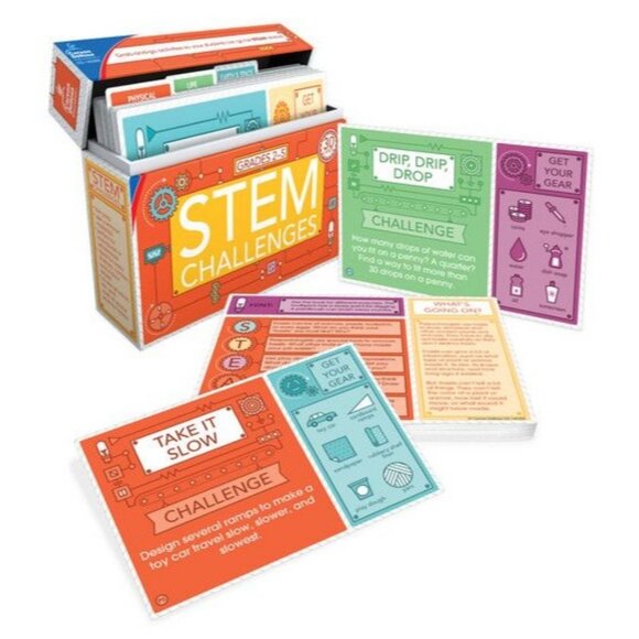 Carson-Dellosa STEM Challenges Science Learning Cards Grades 2-5 - Picture 2 of 6